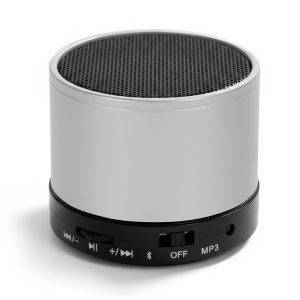 Enceinte sans fil 3W, radio | Rebecca argent personnalisable avec logo