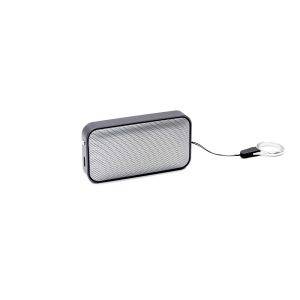 Enceinte sans fil BrandCharger Nano gris personnalisable avec logo