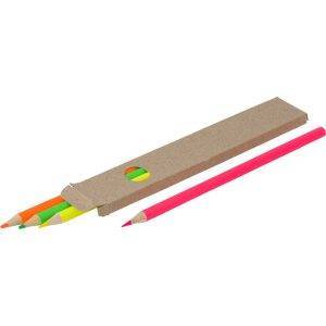 Ensemble de crayons surligneurs brun personnalisable avec logo