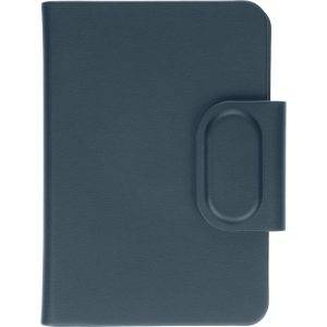 Étui pour passeport avec traceur bleu marine personnalisable avec logo