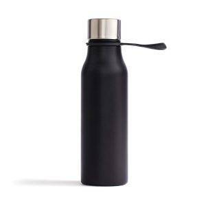 Flacon thermique 450 ml VINGA Lean noir personnalisable avec logo