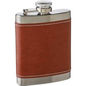Flasque 100 ml brun personnalisable avec logo