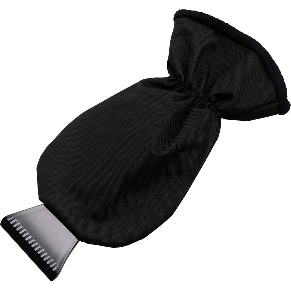Gant gratte-neige noir personnalisable avec logo