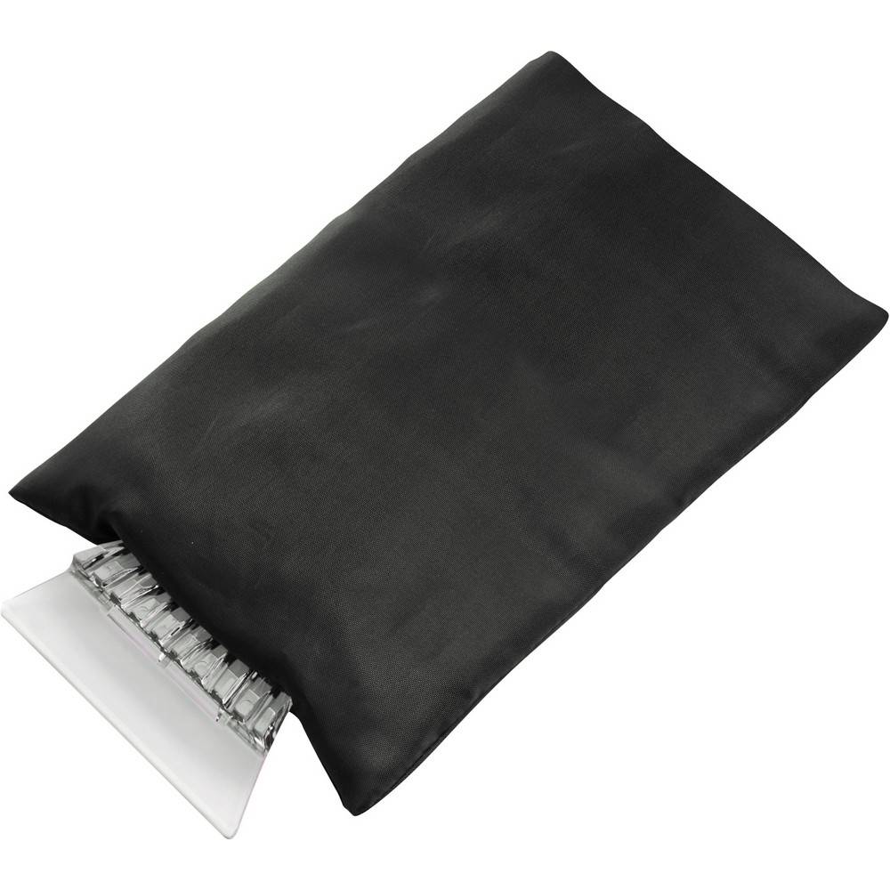 Gratte-neige en gant noir personnalisable avec logo
