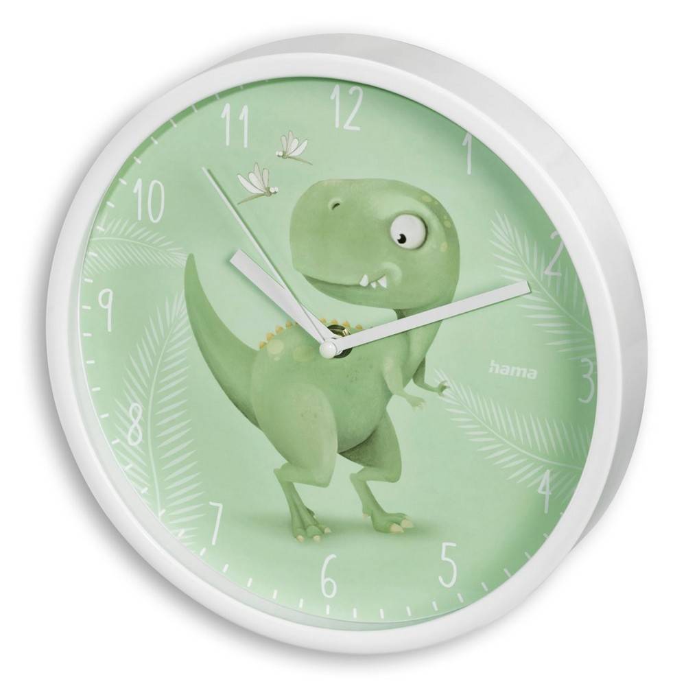 Horloge murale pour enfants Hama vert personnalisable avec logo