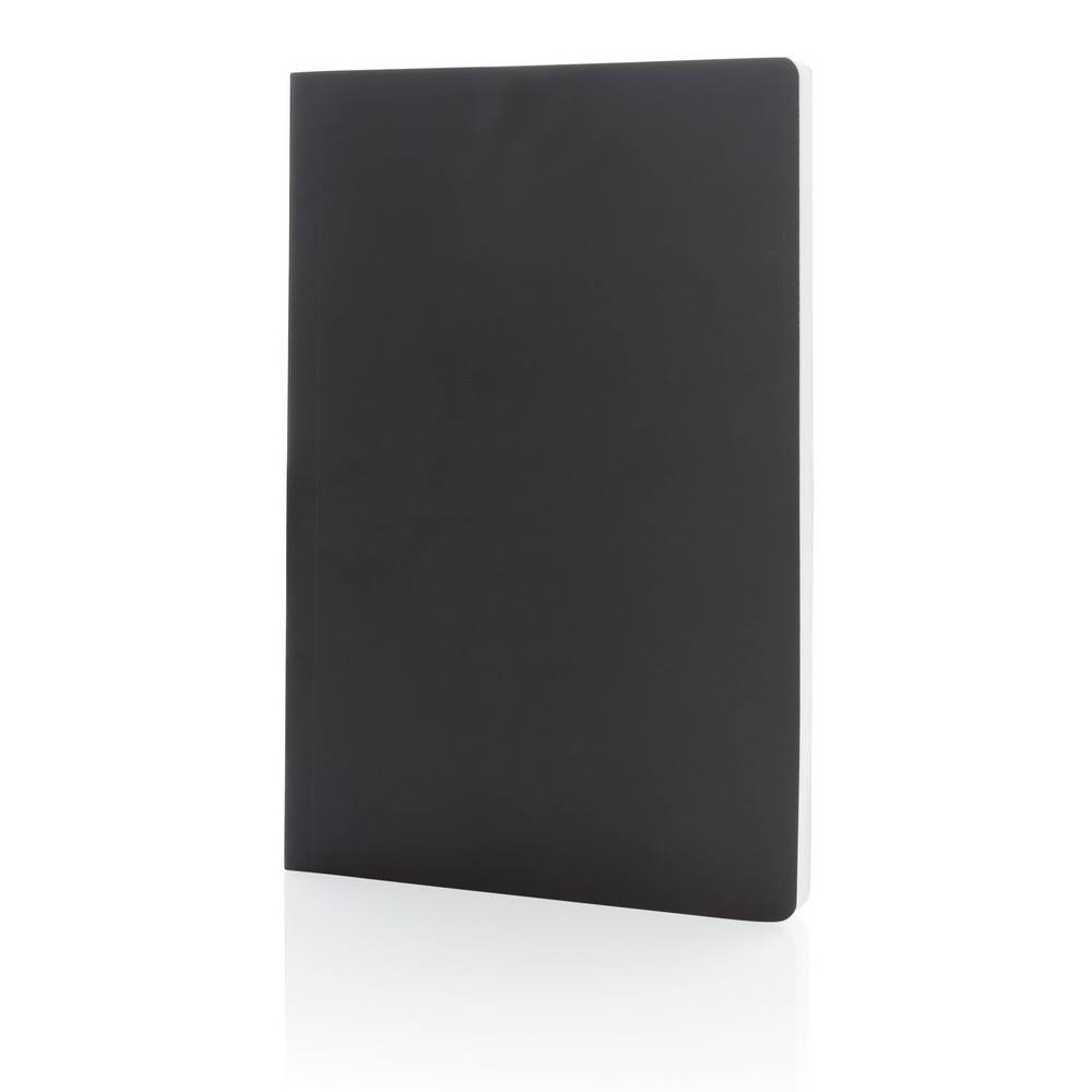 Impact softcover stone paper notebook A5 noir personnalisable