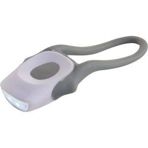 Lampe pour vélo blanc personnalisable avec logo