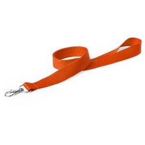 Lanyard orange personnalisable avec logo