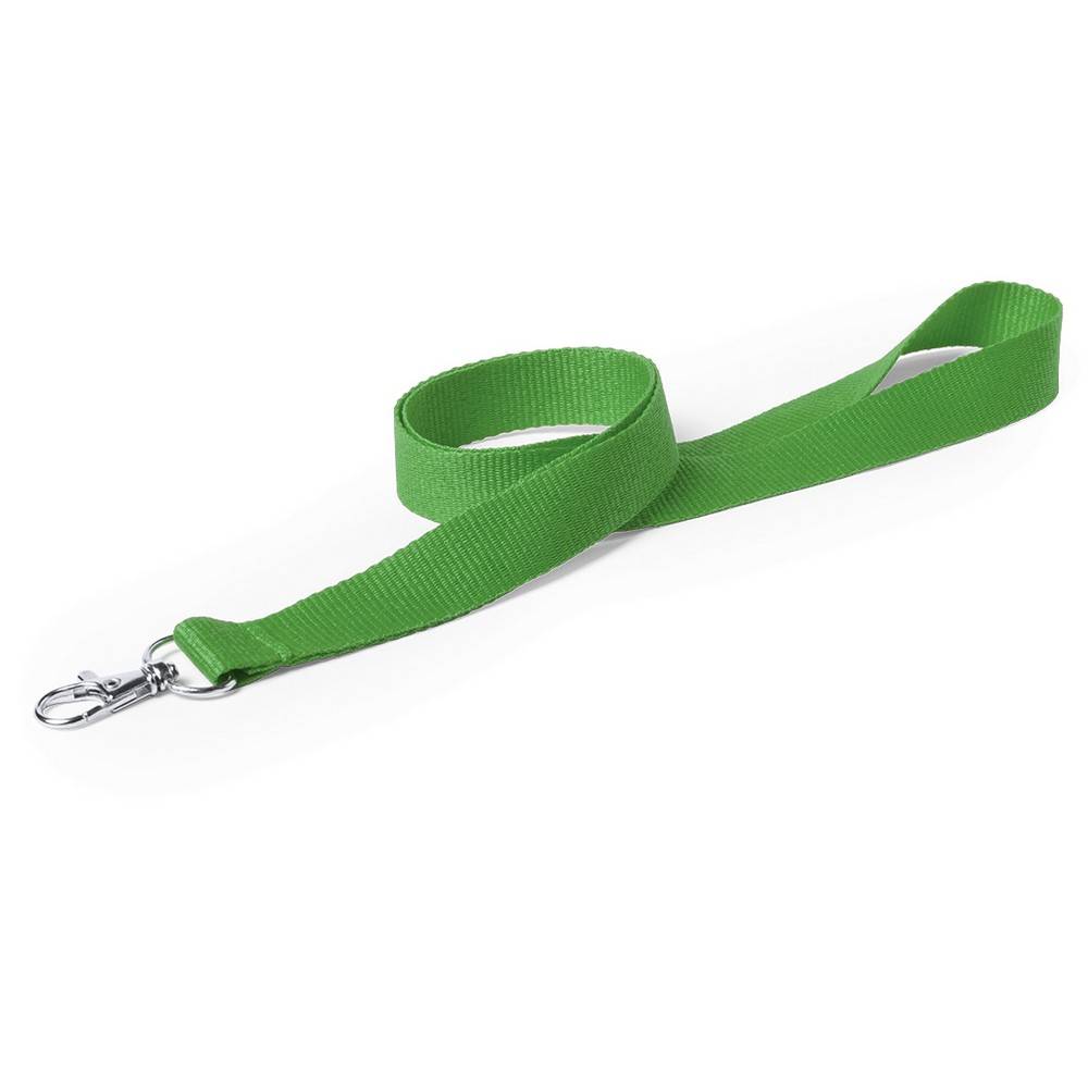 Lanyard vert personnalisable avec logo