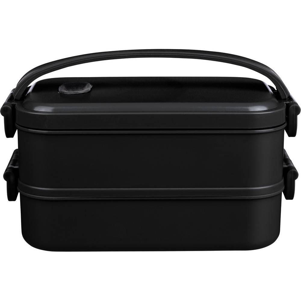 Lunch box noir personnalisable avec logo