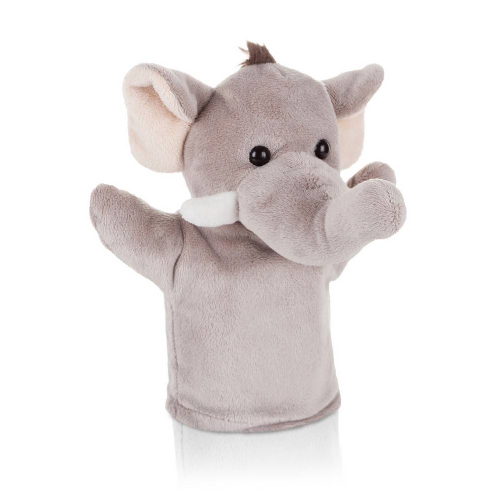 Marionnette éléphant Tank gris personnalisable avec logo