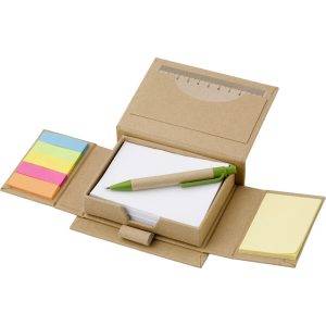 Marque-pages autocollantes avec stylo bille et règle personnalisable