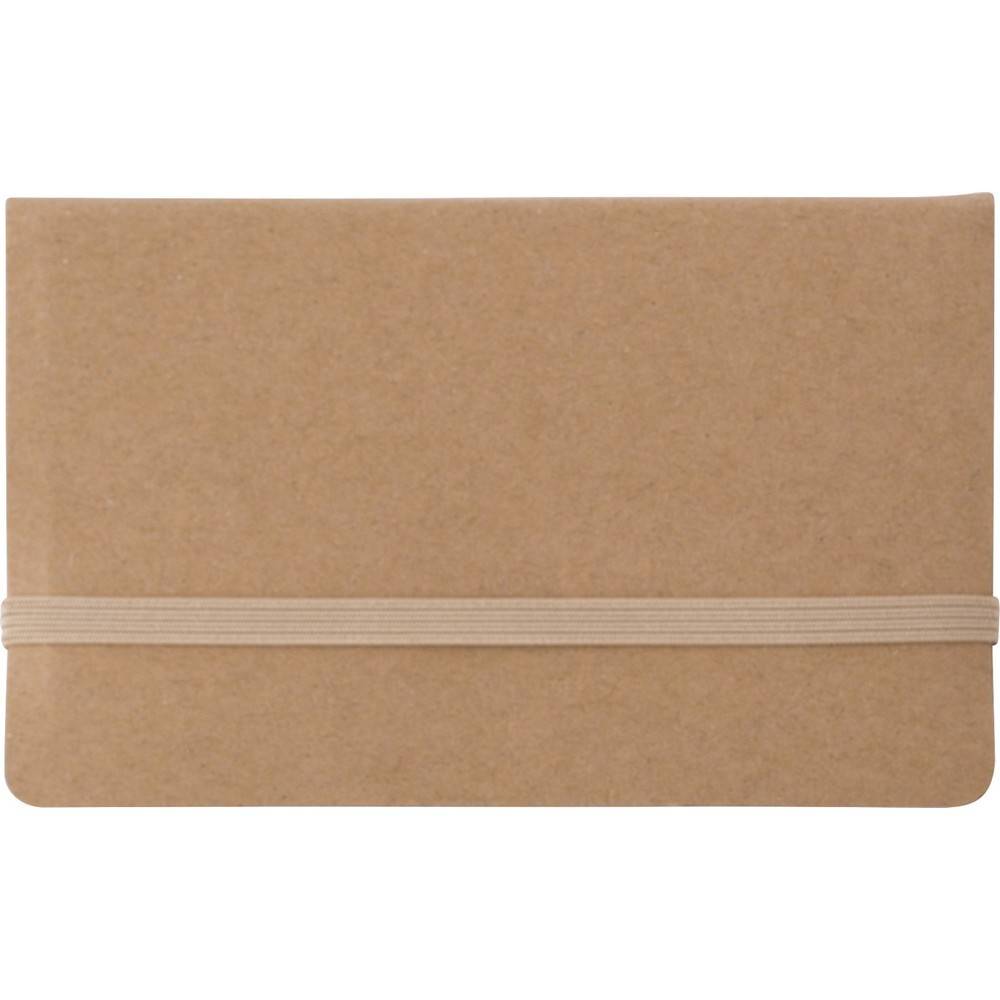 Marque-pages autocollantes brun personnalisable avec logo