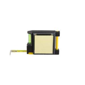 Mètre-ruban 2m, niveau à bulle, carnet, stylo bille personnalisable – réf. V5617-03