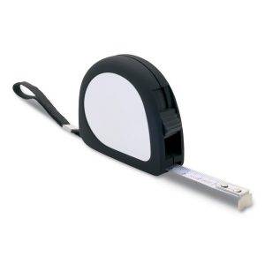Mètre-ruban 2m noir personnalisable avec logo