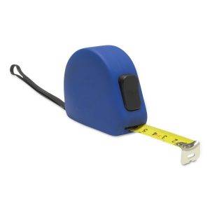 Mètre-ruban 3m bleu personnalisable avec logo