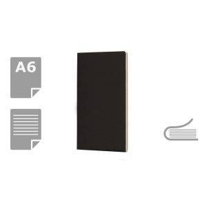 MOLESKINE Cahier Journal approx. A6 noir personnalisable avec logo