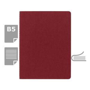 MOLESKINE Cahier Journal approx. B5 rouge personnalisable avec logo