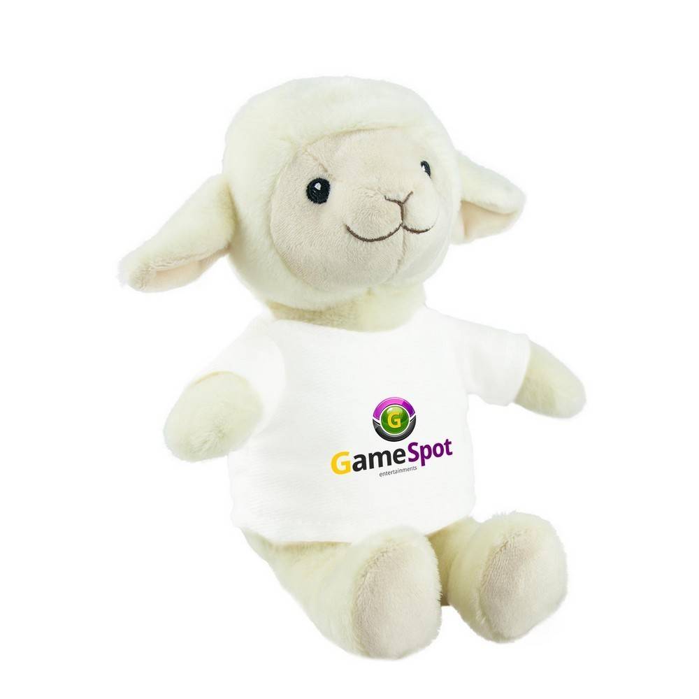 Mouton en peluche RPET | Cloudy beige personnalisable avec logo