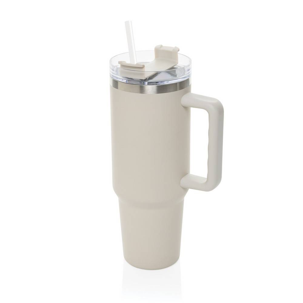 Mug 1.2L en acier recyclé RCS Peakflow gris personnalisable avec logo