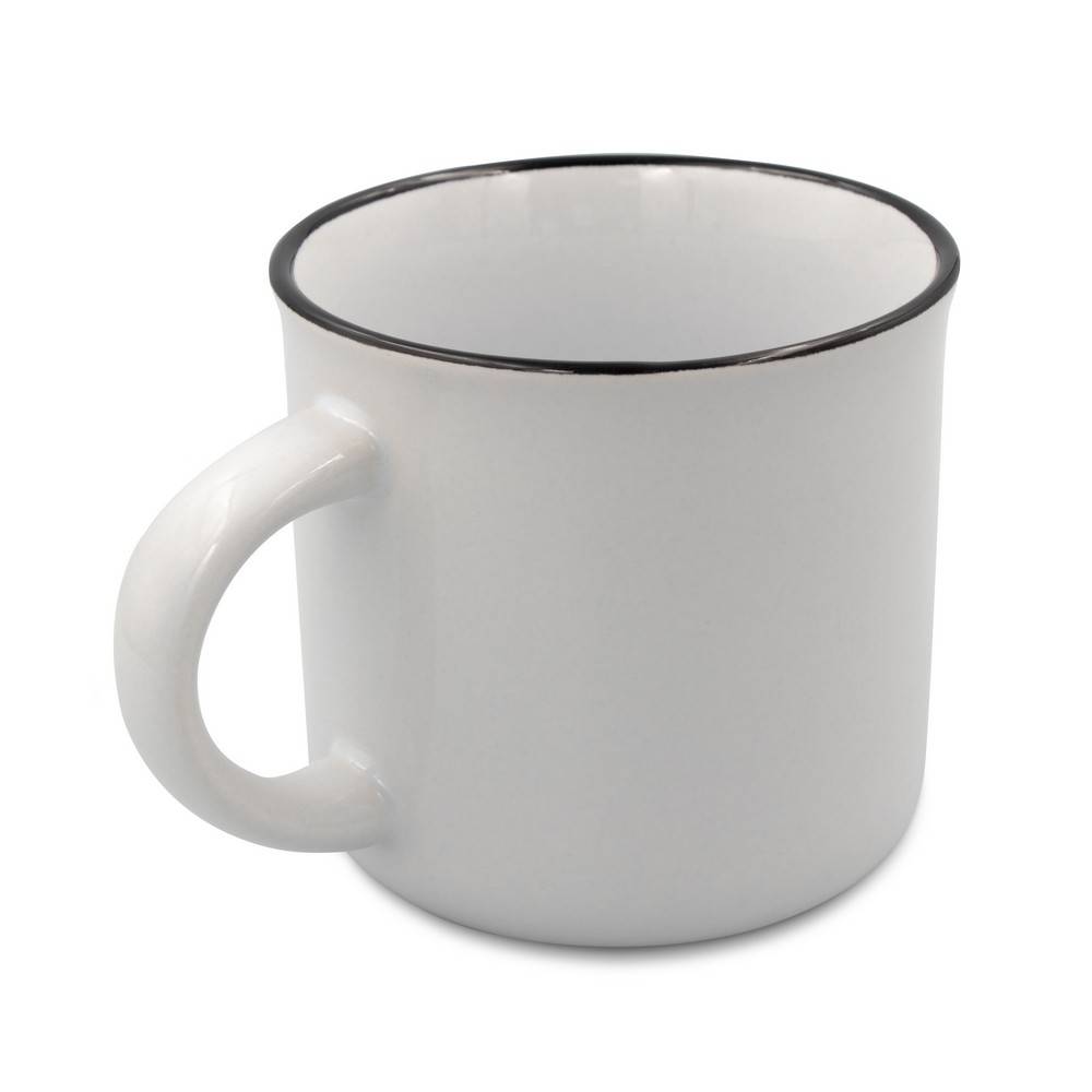 Mug en céramique 280 ml Lini blanc personnalisable avec logo