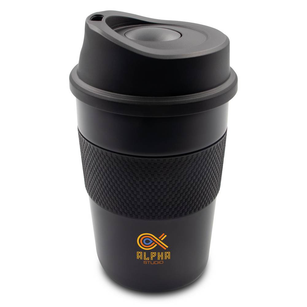 Mug isotherme 350 ml Exclusive Collection | Adina noir personnalisable