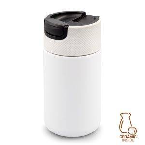 Mug isotherme Air Gifts 400 ml, double paroi en acier personnalisable