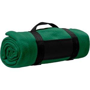 Nappe de pique-nique vert personnalisable avec logo