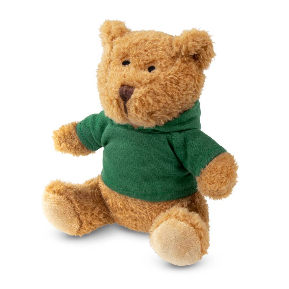 Ours en peluche avec t-shirt Camicero vert personnalisable avec logo