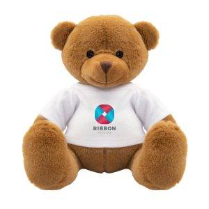 Ours Nicky Brown brun personnalisable avec logo