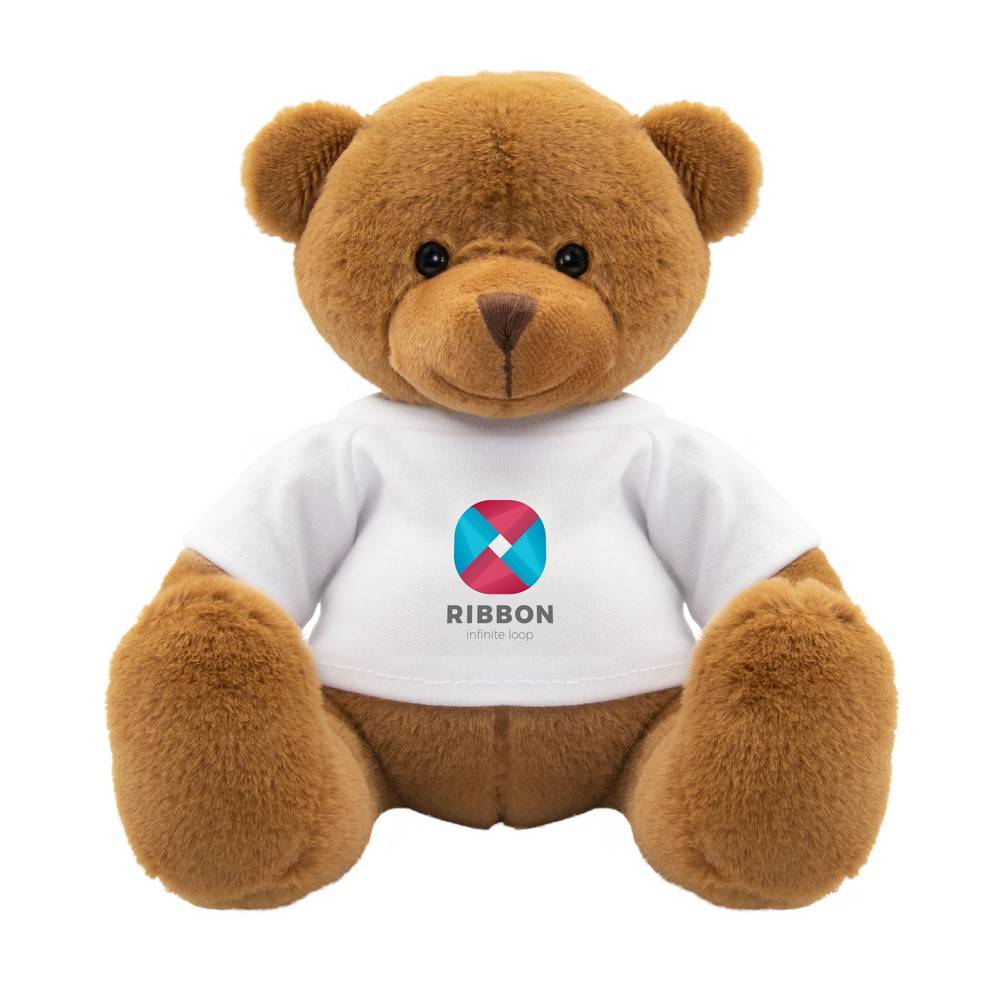 Ours Nicky Brown brun personnalisable avec logo