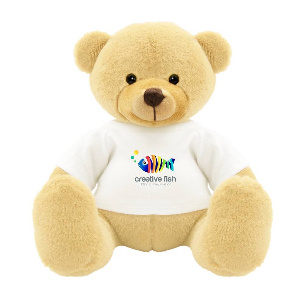 Ours Nicky Honey brun claire personnalisable avec logo