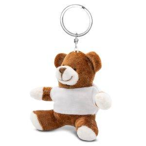 Ours, porte-clés Larry Brown brun personnalisable avec logo