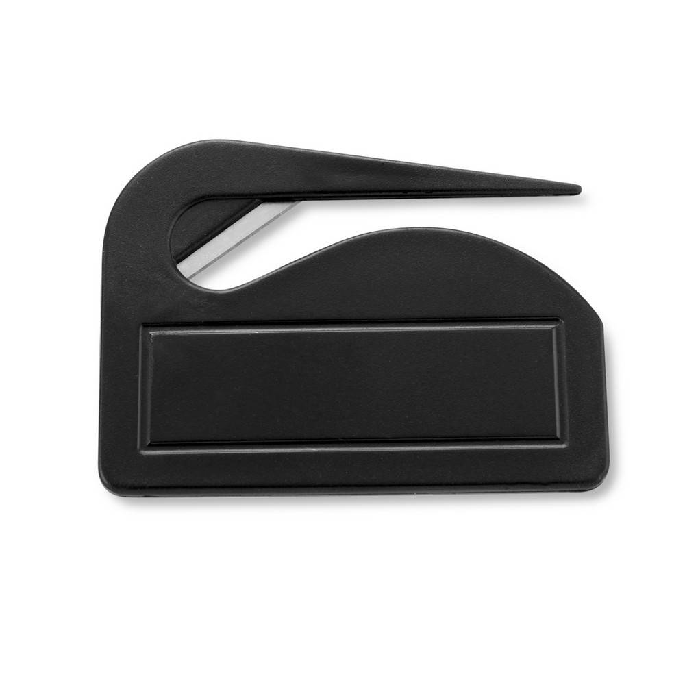 Ouvre-lettre noir personnalisable avec logo