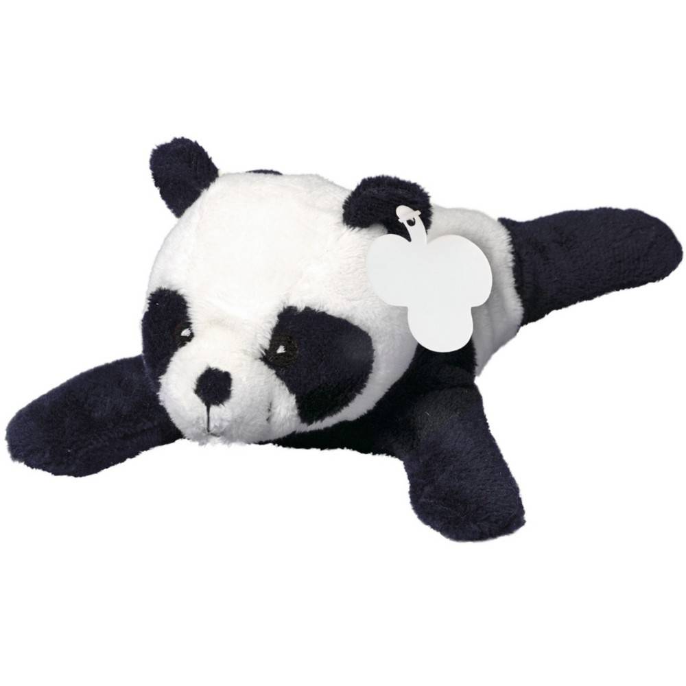 Panda en peluche noir-blanc personnalisable avec logo