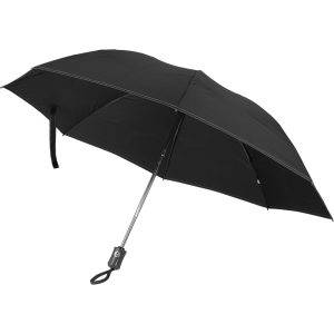 Parapluie automatique réversible, pliable noir personnalisable