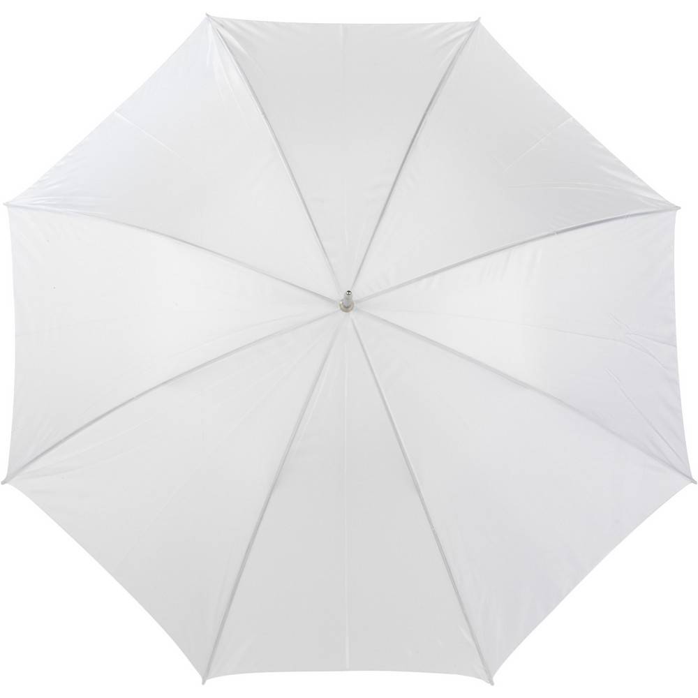 Parapluie manuel blanc personnalisable avec logo