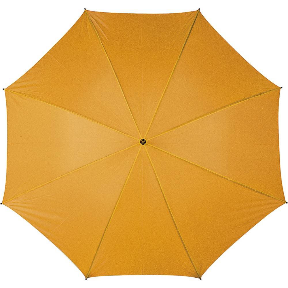 Parapluie manuel orange personnalisable avec logo