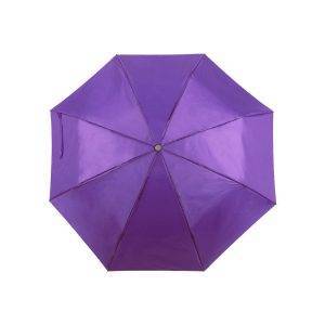 Parapluie manuel pliable violet personnalisable avec logo
