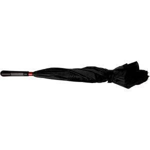 Parapluie manuel réversible noir personnalisable avec logo