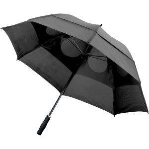 Parapluie manuel tempête gris personnalisable avec logo
