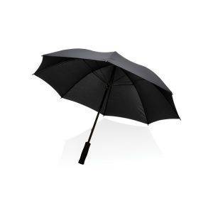 Parapluie tempête 23" en rPET 190T Impact AWARE™ noir personnalisable
