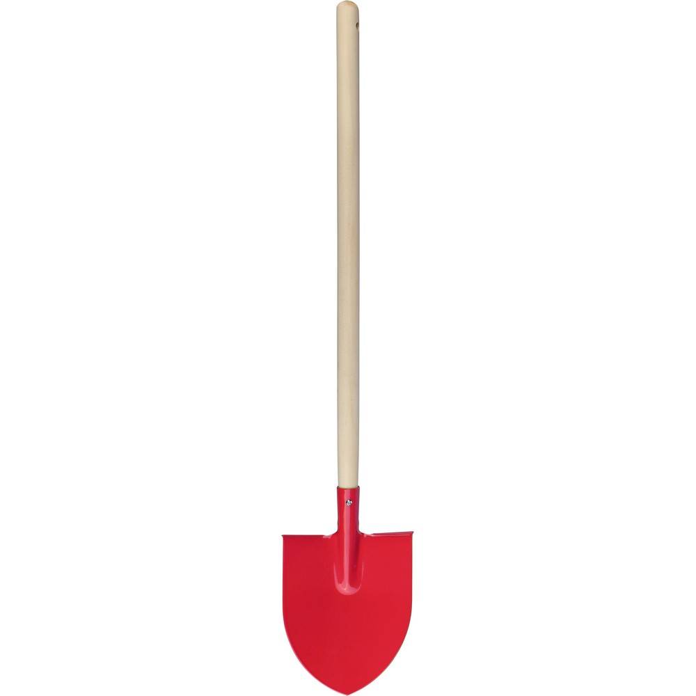 Pelle de jardin rouge personnalisable avec logo