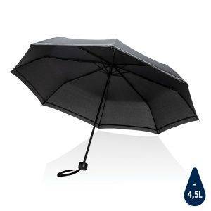 Petit parapluie 20,5" Impact AWARE™ RPET noir personnalisable