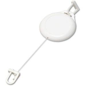 Porte-badge blanc personnalisable avec logo