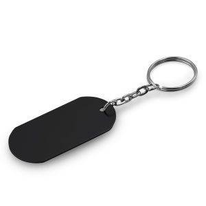 Porte-clés Belai noir personnalisable avec logo