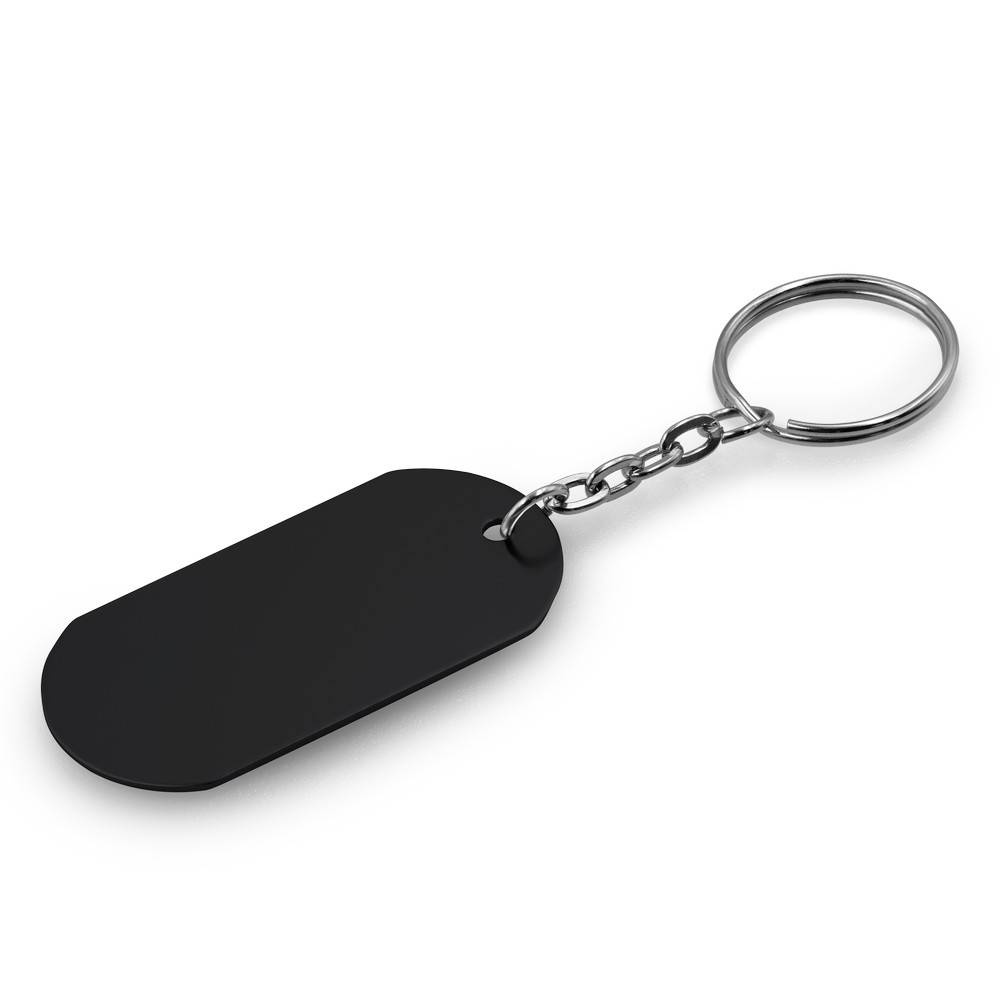 Porte-clés Belai noir personnalisable avec logo