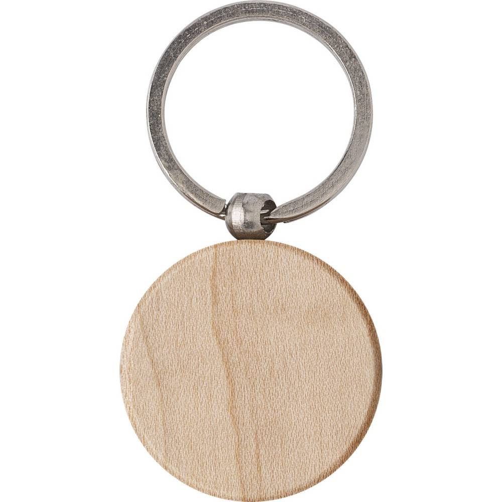 Porte-clés bois personnalisable avec logo