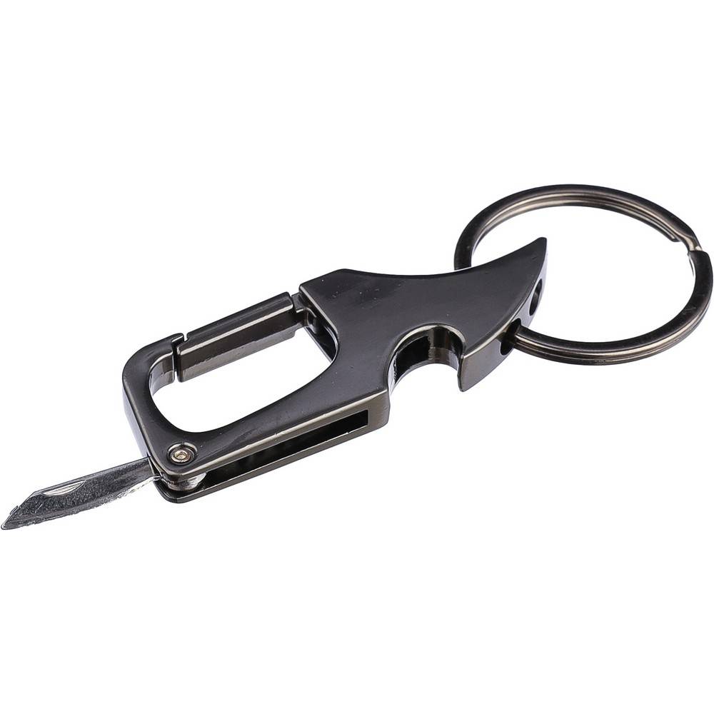 Porte-clés, ouvre-bouteille graphite personnalisable avec logo
