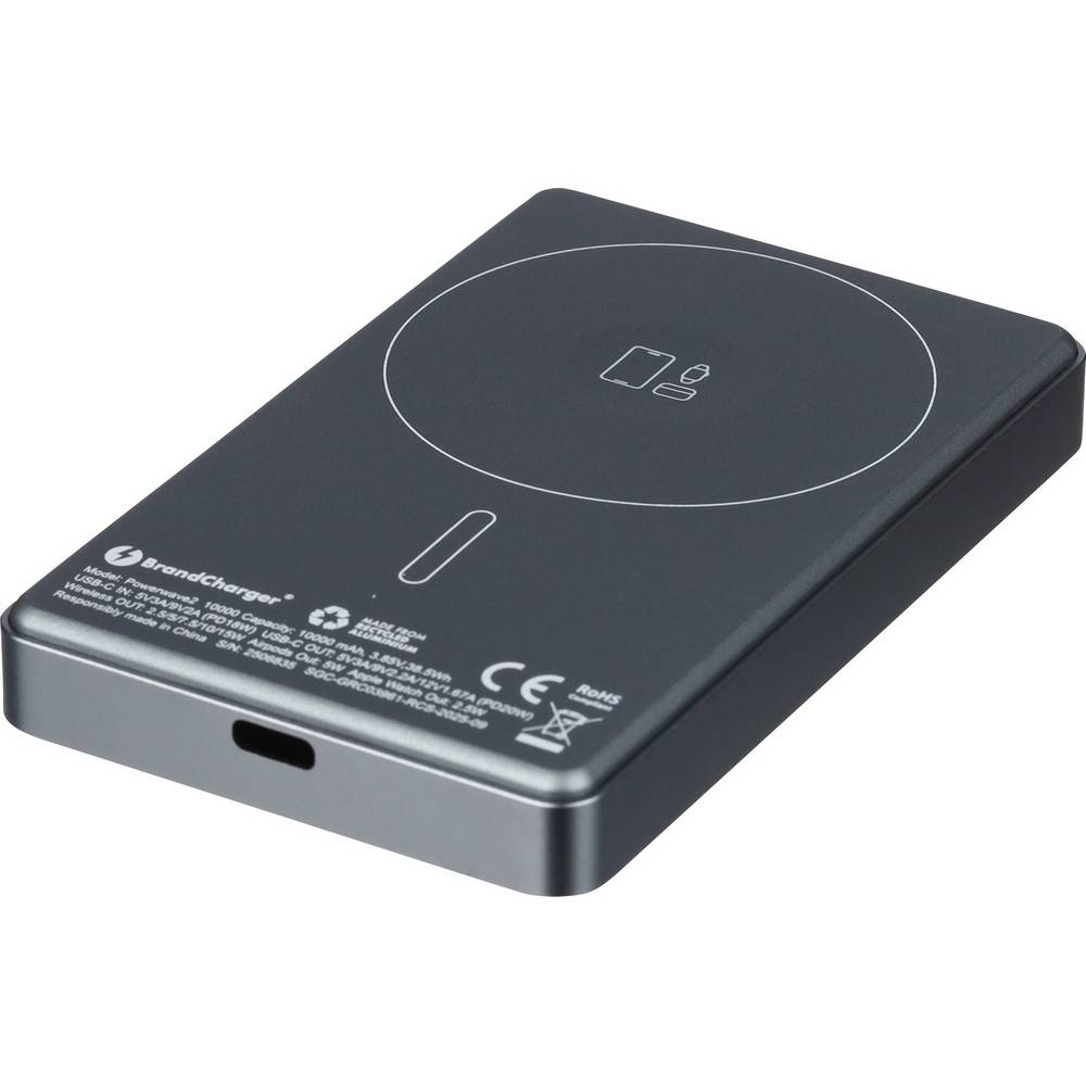 Power bank 10000 mAh BrandCharger Powerwave 2 graphite personnalisable